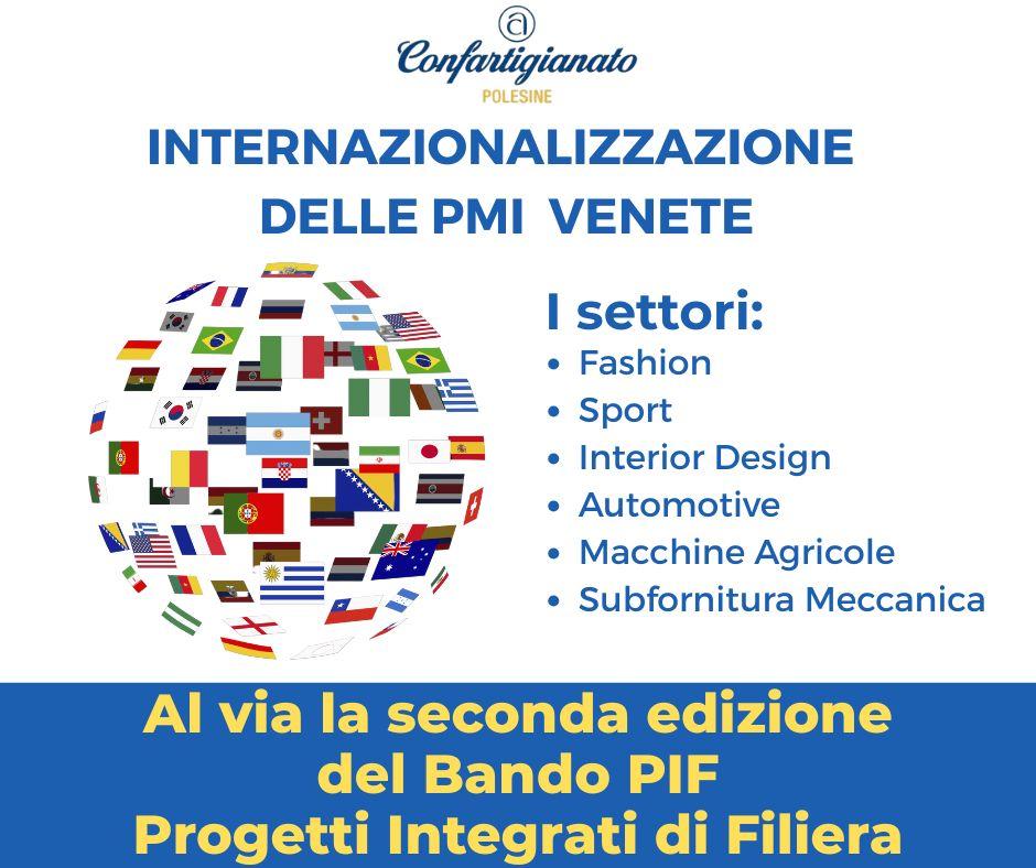 Bando per l'internazionalizzazione delle imprese venete