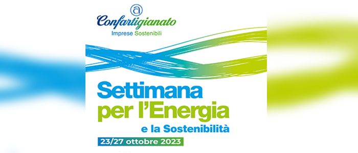 EVENTI – Dal 23 al 27 ottobre la Settimana per l’Energia e la Sostenibilità per guidare le Mpi nella transizione green