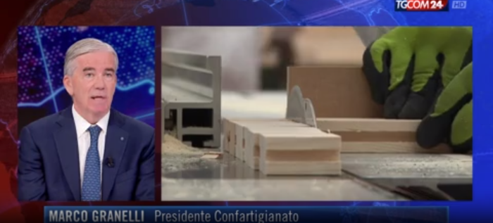 MEDIA – Granelli a Tgcom24 e a Radio Vaticana: ‘Artigiani e Mpi sono la nostra cultura produttiva e ambasciatori del made in Italy’
