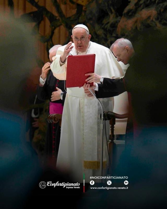 IL DOLORE DEGLI ARTIGIANI VENETI PER LA SCOMPARSA DI PAPA FRANCESCO