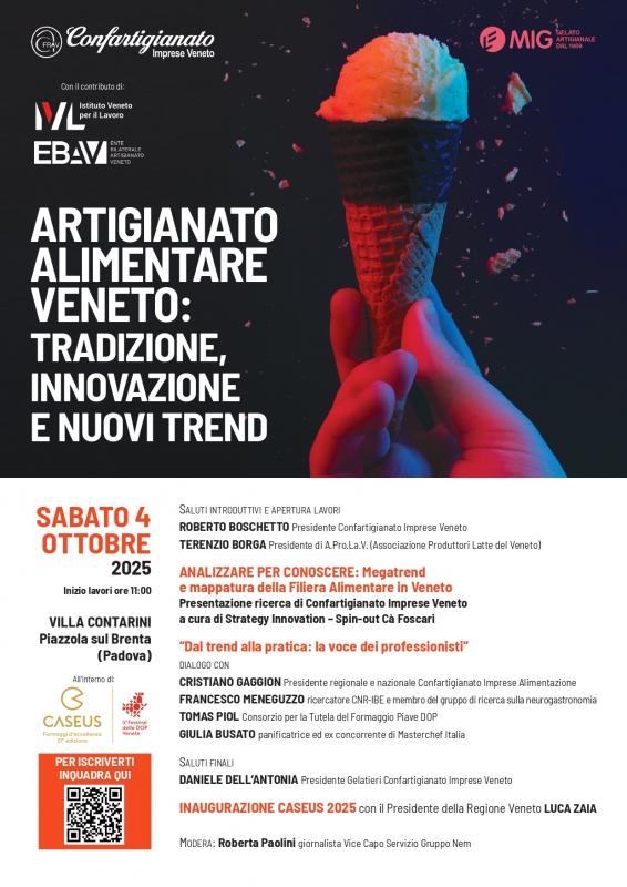 MONTASIO, ASIAGO, PIAVE: A CASEUS SBARCA IL GELATO AROMATIZZATO AL FORMAGGIO